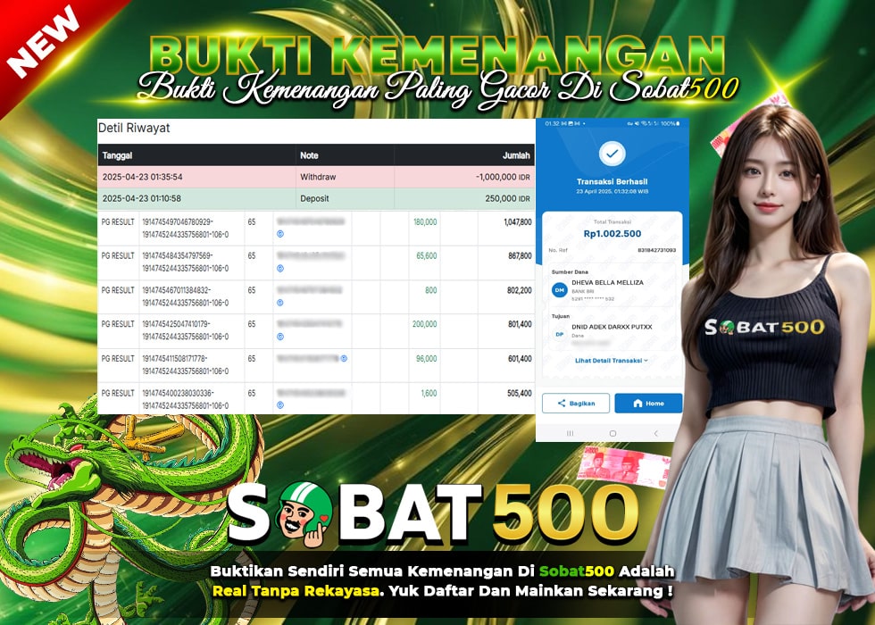 BUKTI JACKPOT SLOT MAHJONG WAYS TERPERCAYA DI INDONESIA TGL 23-04-2025