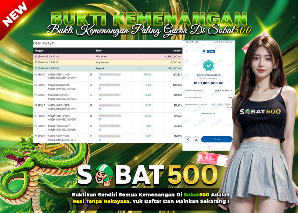 BUKTI JACKPOT SLOT MAHJONG WAYS TERPERCAYA DI INDONESIA TGL 05-04-2025
