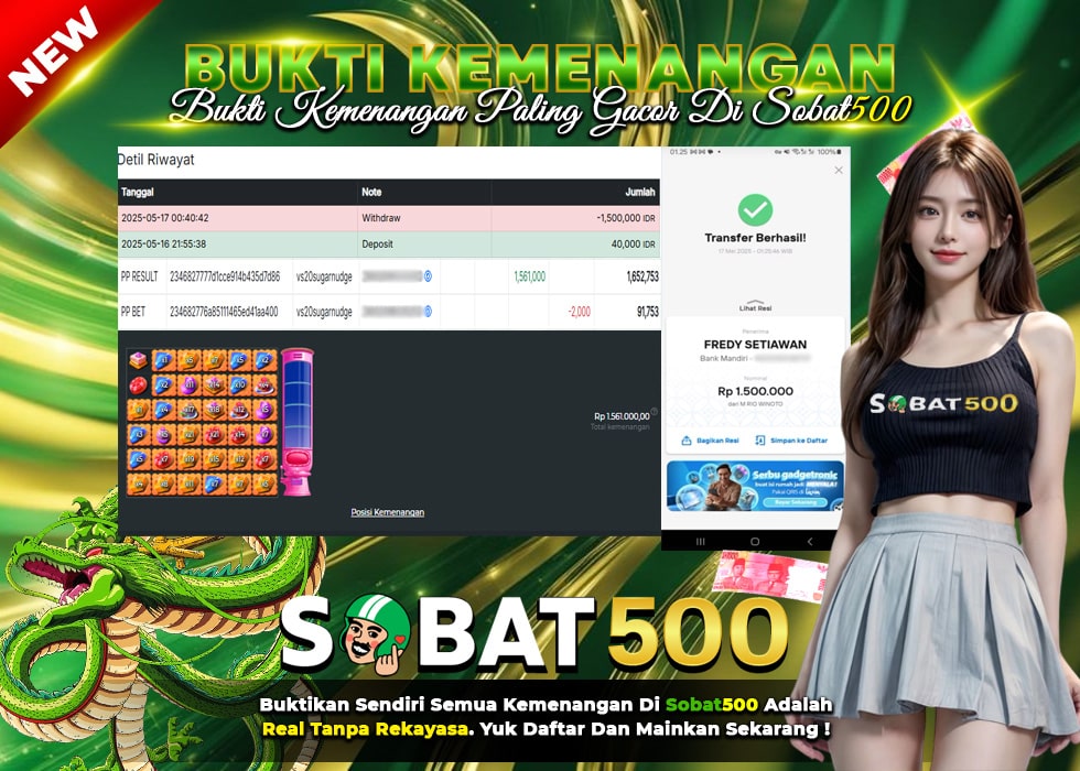 BUKTI JACKPOT SLOT SUGAR SUPREME POWERNUDGE TERPERCAYA DI INDONESIA TGL 17-05-2025