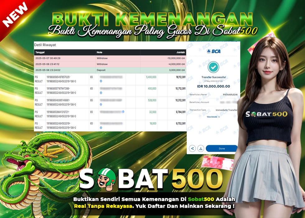 BUKTI JACKPOT SLOT MAHJONG WAYS TERPERCAYA DI INDONESIA TGL 07-05-2025