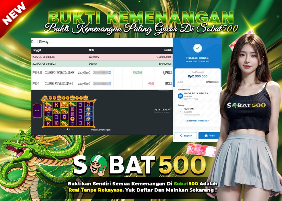 BUKTI JACKPOT SLOT 5 LIONS MEGAWAYS 2 TERPERCAYA DI INDONESIA TGL 06-05-2025