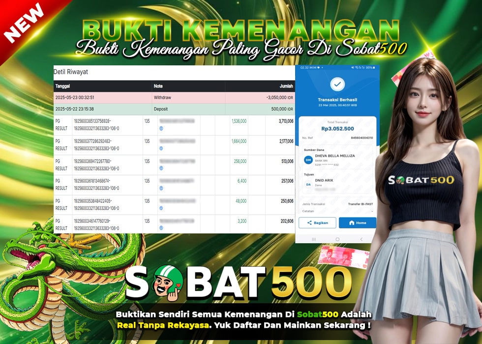 BUKTI JACKPOT SLOT WILD BOUNTY SHOWDOWN TERPERCAYA DI INDONESIA TGL 23-05-2025