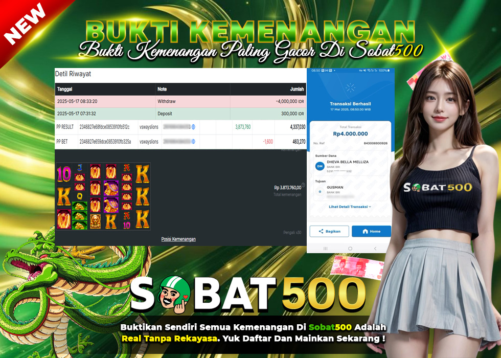 BUKTI JACKPOT SLOT 5 LIONS MEGAWAYS TERPERCAYA DI INDONESIA TGL 16-05-2025