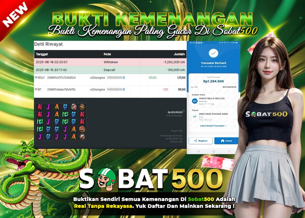 BUKTI JACKPOT SLOT GRACE OF EBISU TERPERCAYA DI INDONESIA TGL 16-06-2025