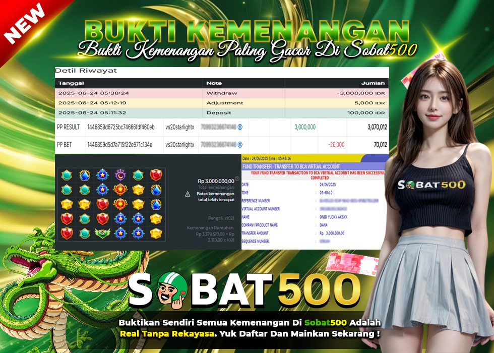 BUKTI JACKPOT SLOT STARLIGHT PRINCESS 1000 TERPERCAYA DI INDONESIA TGL 24-06-2025