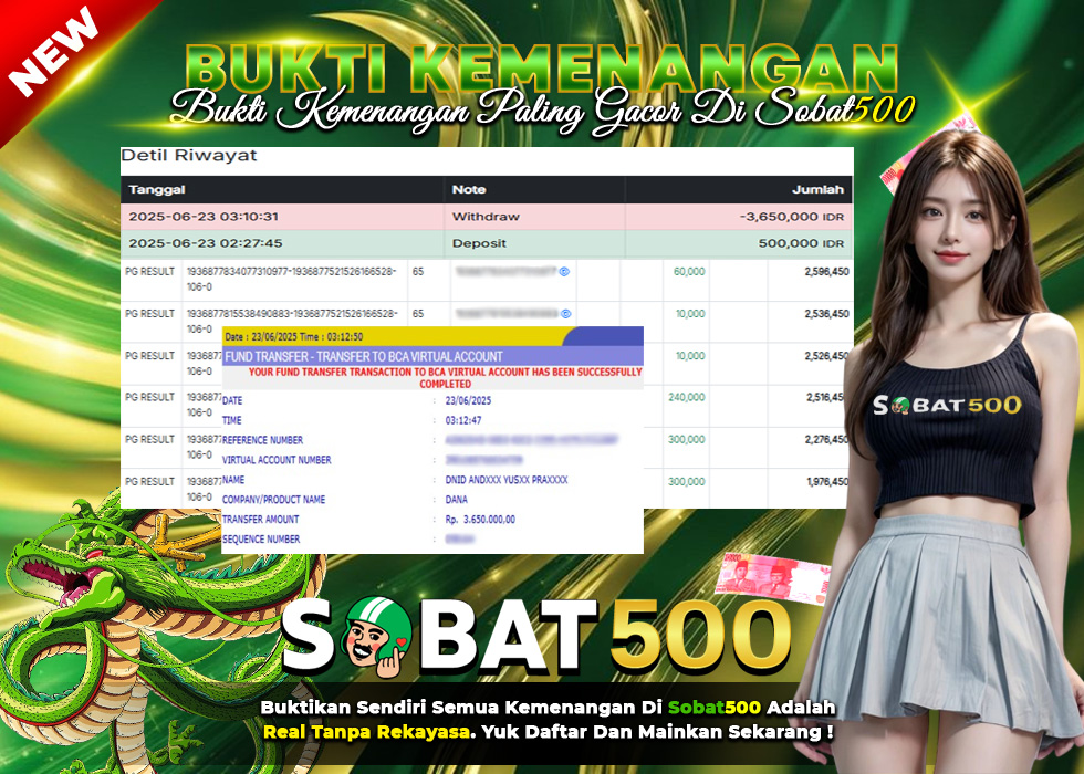 BUKTI JACKPOT SLOT MAHJONG WAYS TERPERCAYA DI INDONESIA TGL 23-06-2025