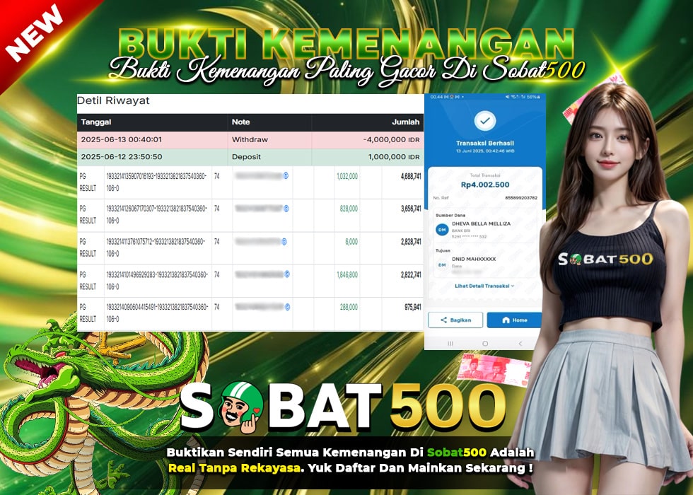 BUKTI JACKPOT SLOT MAHJONG WAYS 2 TERPERCAYA DI INDONESIA TGL 13-06-2025