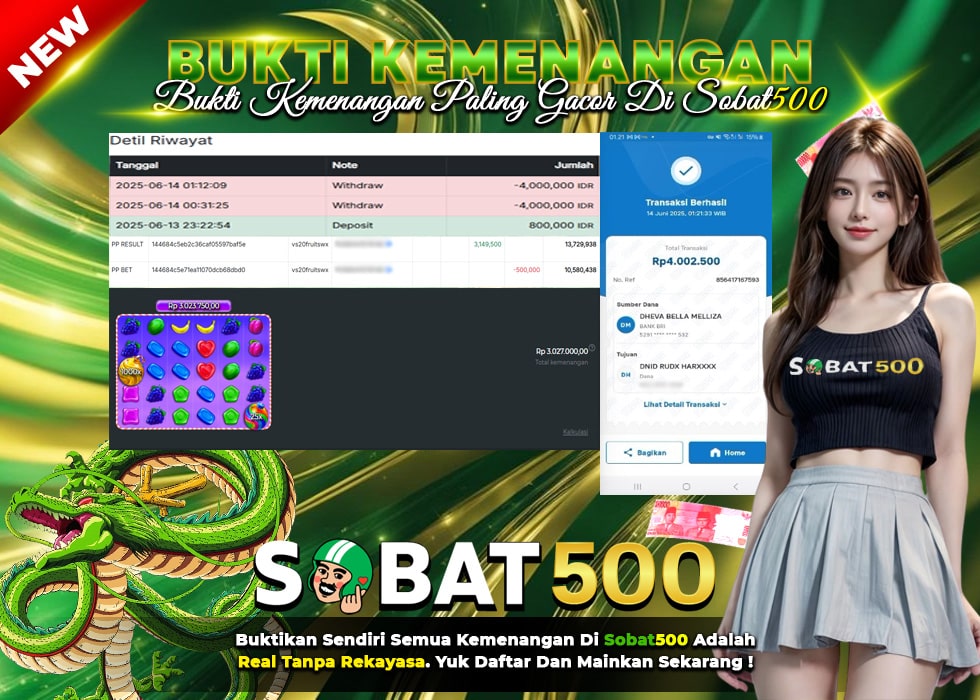 BUKTI JACKPOT SLOT SWEET BONANZA 1000 TERPERCAYA DI INDONESIA TGL 14-06-2025