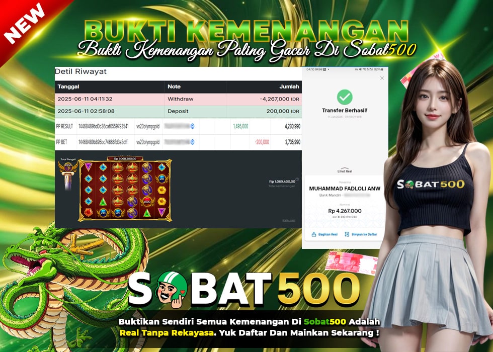 BUKTI JACKPOT SLOT GATES OF OLYMPUS SUPER SCATTER TERPERCAYA DI INDONESIA TGL 11-06-2025