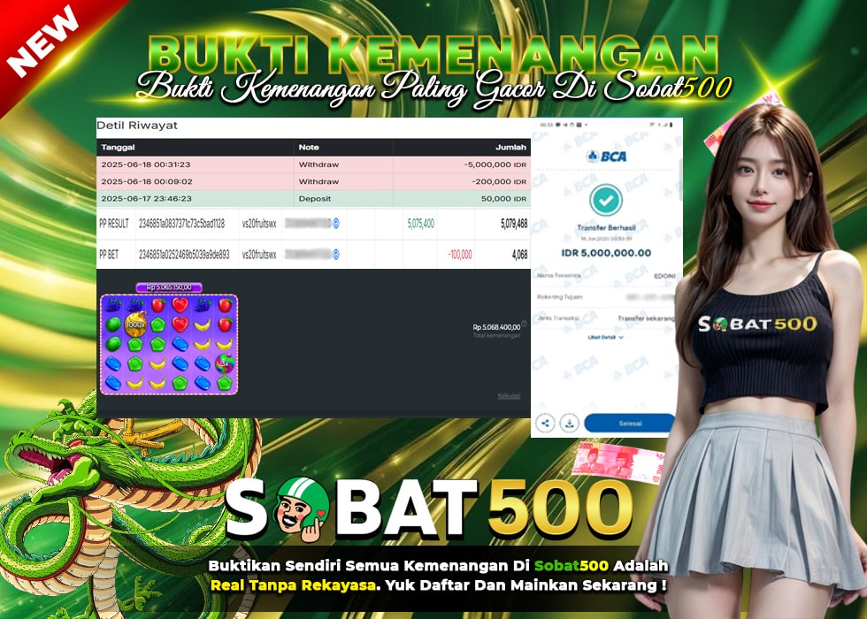 BUKTI JACKPOT SLOT SWEET BONANZA 1000 TERPERCAYA DI INDONESIA TGL 18-06-2025