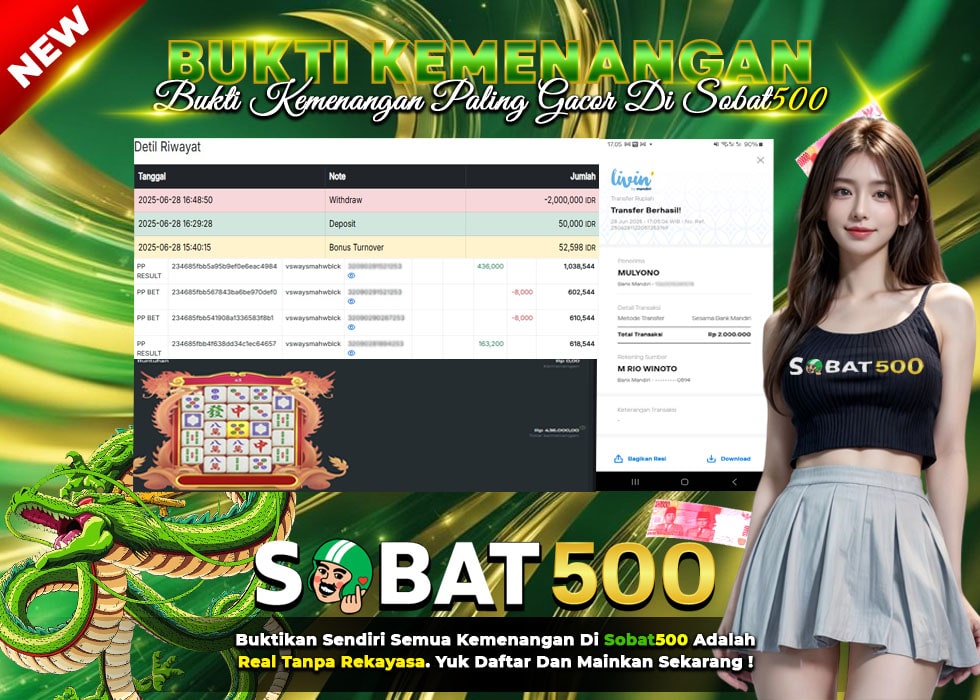 BUKTI JACKPOT SLOT MAHJONG WAYS 3 TERPERCAYA DI INDONESIA TGL 28-06-2025