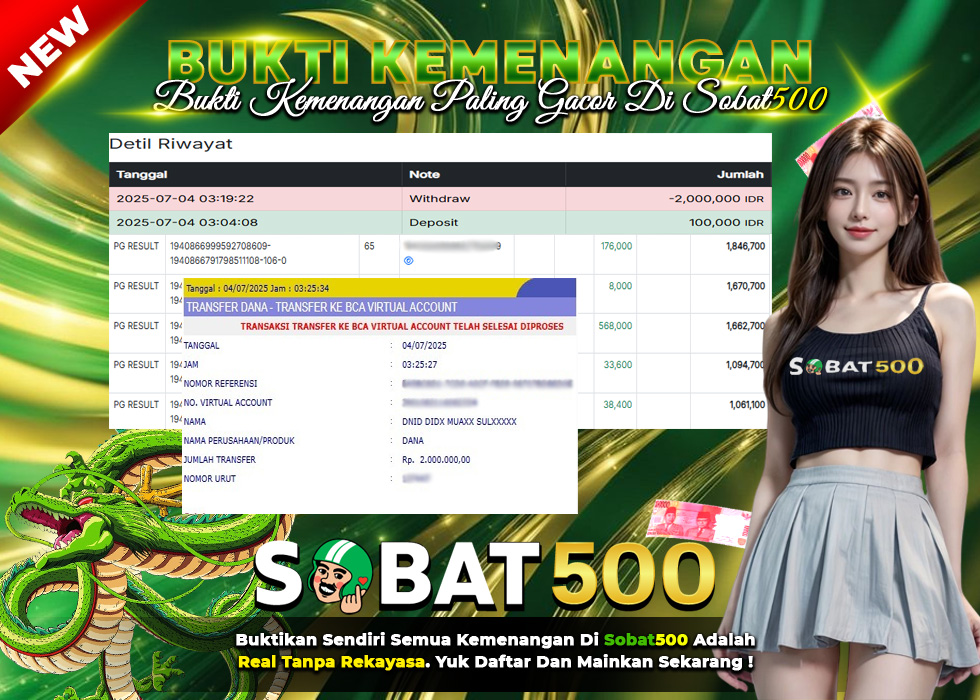BUKTI JACKPOT SLOT MAHJONG WAYS TERPERCAYA DI INDONESIA TGL 04-07-2025