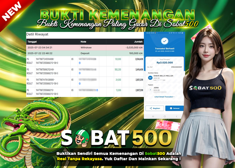 BUKTI JACKPOT SLOT MAHJONG WAYS TERPERCAYA DI INDONESIA TGL 23-07-2025