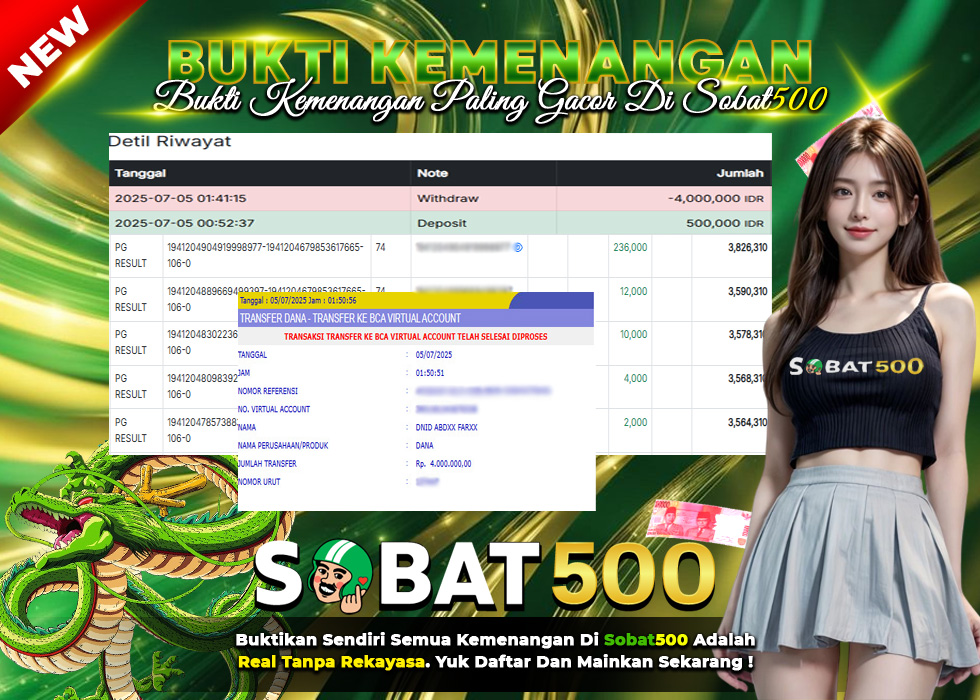 BUKTI JACKPOT SLOT MAHJONG WAYS TERPERCAYA DI INDONESIA TGL 05-07-2025
