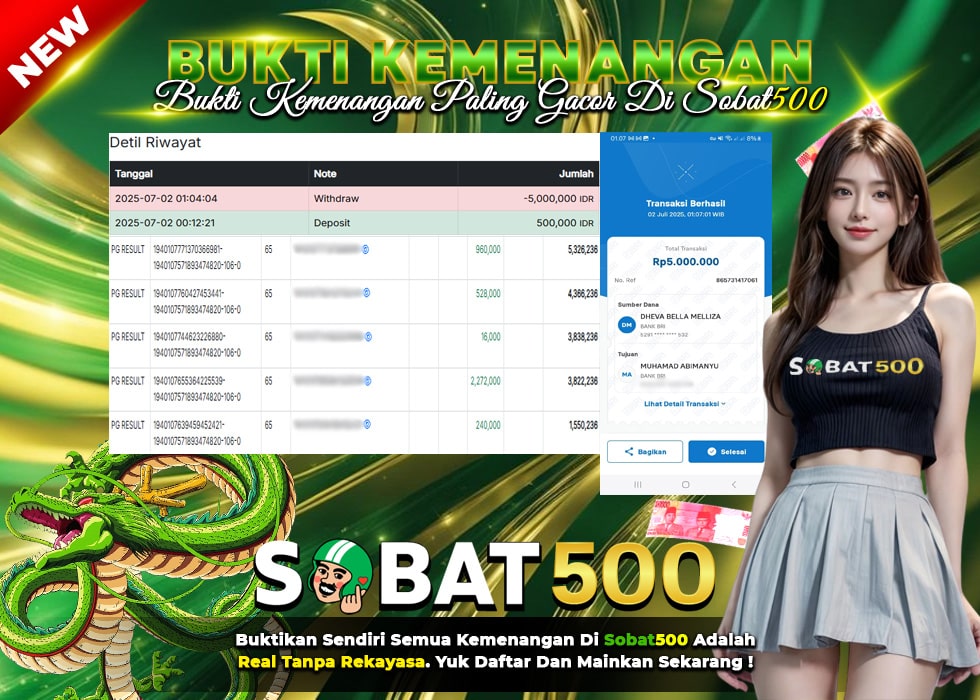 BUKTI JACKPOT SLOT MAHJONG WAYS  TERPERCAYA DI INDONESIA TGL 02-07-2025