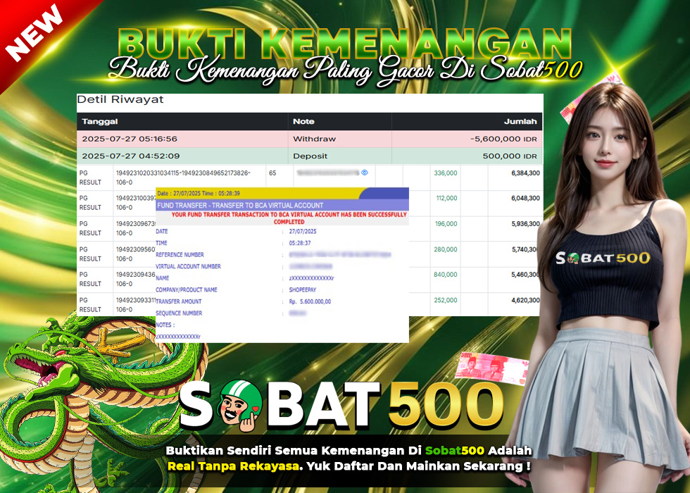 BUKTI JACKPOT SLOT MAHJONG WAYS TERPERCAYA DI INDONESIA TGL 27-07-2025