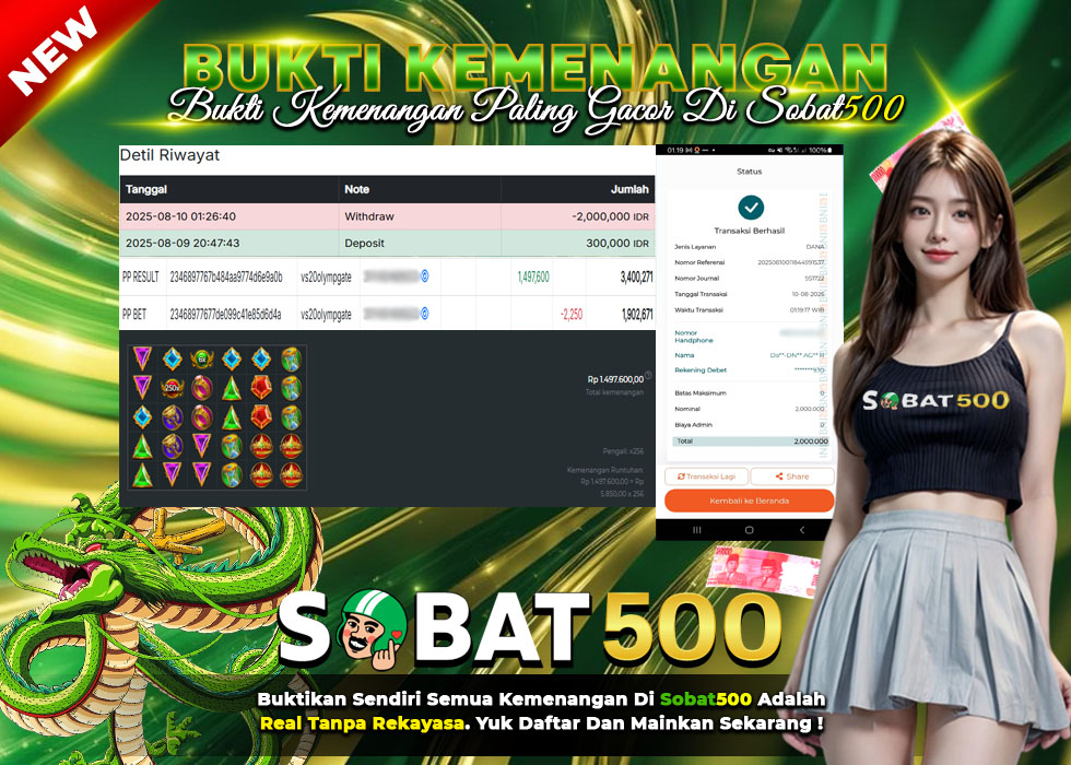 BUKTI JACKPOT SLOT GATES OF OLYMPUS 1000 TERPERCAYA DI INDONESIA TGL 10-08-2025