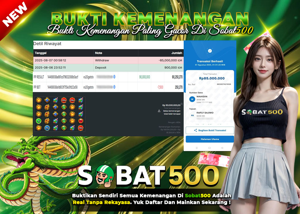 BUKTI JACKPOT SLOT GATES OF GATOT KACA 1000 TERPERCAYA DI INDONESIA TGL 07-08-2025